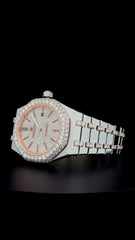 AP Stainless Steel 41mm Automatic Moissanite Watch
