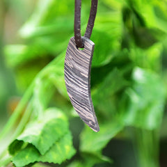 Wolf’s Tooth Pendant with adjustable leather cord