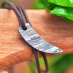 Wolf’s Tooth Pendant with adjustable leather cord