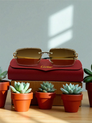 Cartier Diamond Cut Big C Sunglasses (First Copy) 17003