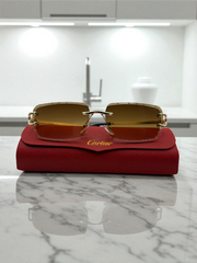 Cartier Diamond Cut Big C Sunglasses (First Copy) 17003