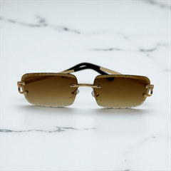Cartier Diamond Cut Big C Sunglasses (First Copy) 17003