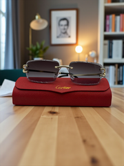 Cartier Diamond Cut Big C Sunglasses (First Copy) 17002