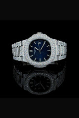 Stainless Steel 41mm 26 carat Moissanite Watch