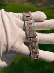 Datejust Custom Made 26 Carat Automatic Moissanite Watch