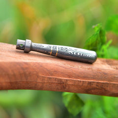 Baseball bat pendant with adjustable leather cord