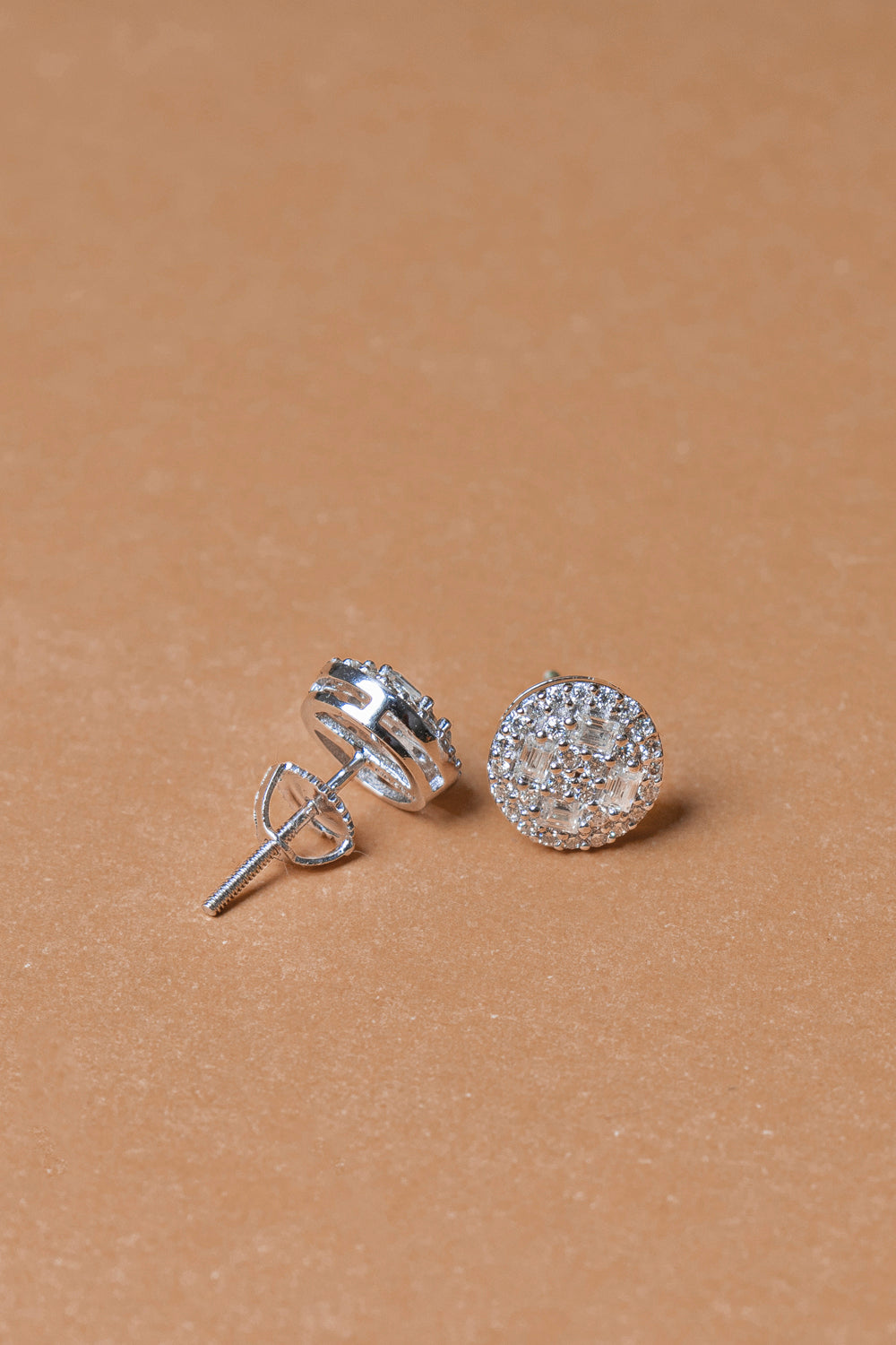 925 Sterling Silver 1 Carat Moissanite Earrings
