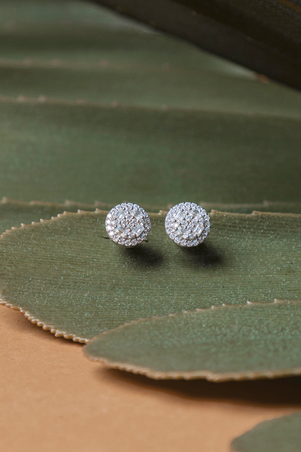 925 Sterling Silver 1 Carat Moissanite Earrings