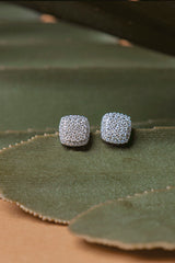 925 Sterling Silver 1 Carat Moissanite Earrings