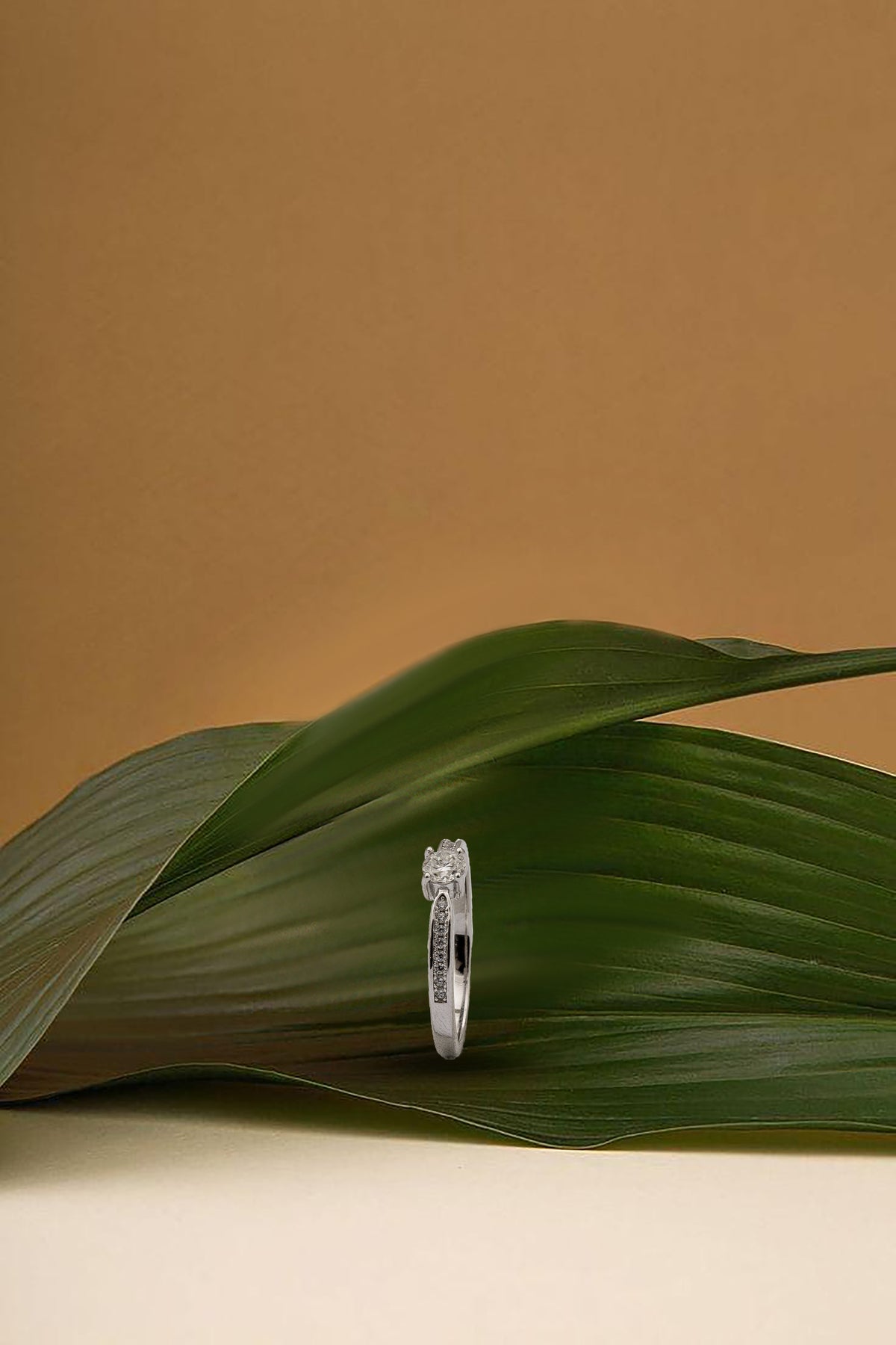 Fashion Moissanite Ring Pass Diamond Tester