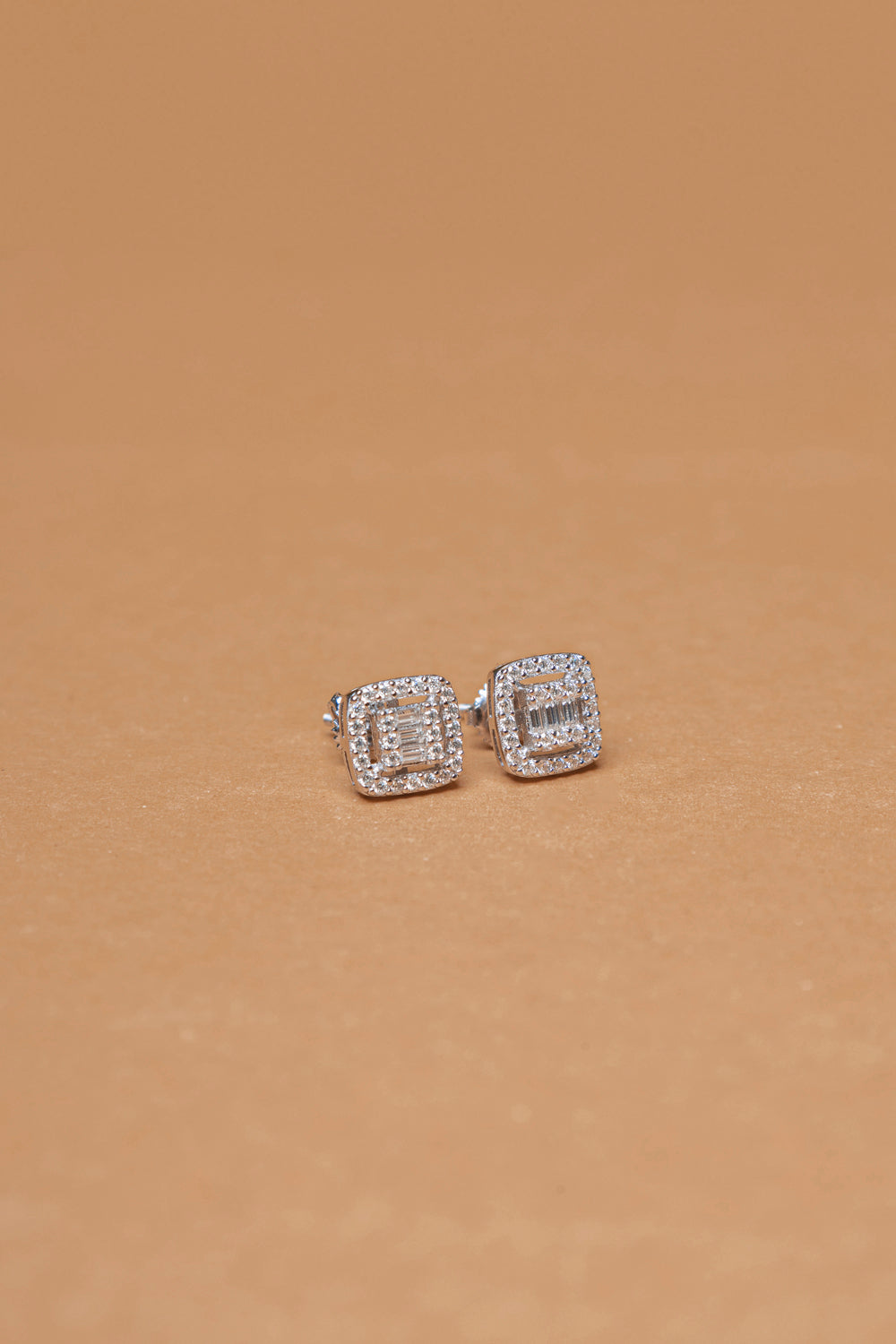 925 Sterling Silver 1 Carat Moissanite Earrings