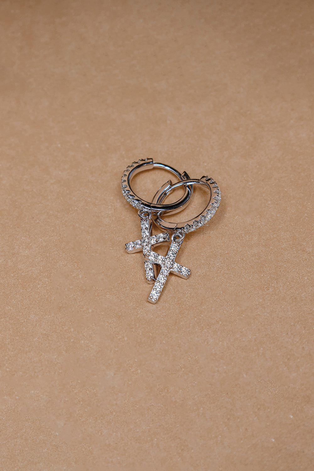925 Sterling Silver Moissanite Earrings Secondary image