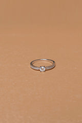Fashion Moissanite Ring Pass Diamond Tester