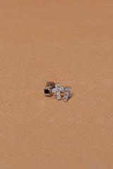 925 Sterling Silver Tiny Sparkling Moissanite Stud Earrings 0.18 Carat