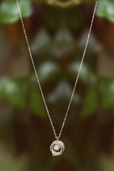 925 Sterling Silver Pendant Moissanite Diamond Necklace