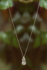 Exquisite Pendant Necklace with 1Carat Moissanite Neclace