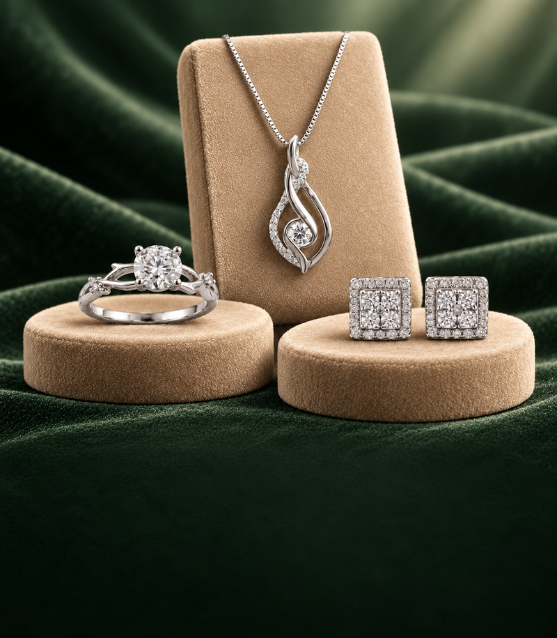 Shop all moissanite jewelry