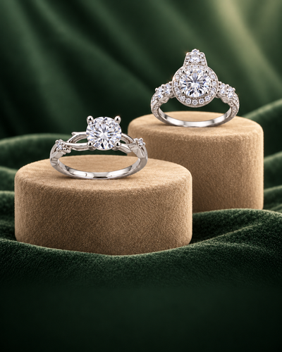 Moissanite rings