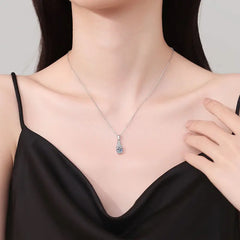 925 Sterling Silver 1 Carat Moissanite Necklace