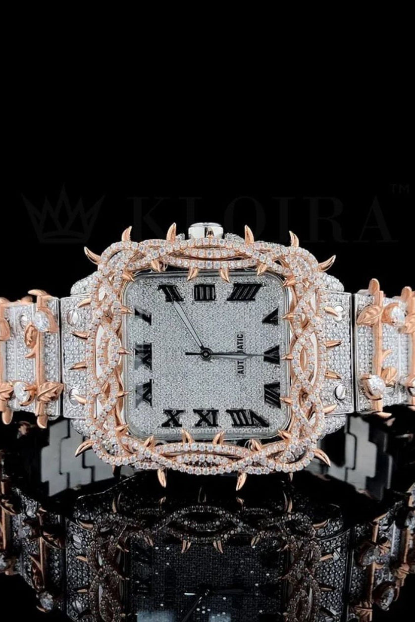 Stainless Steel 41mm 26 Carat Moissanite Watch (Special Order) Main image