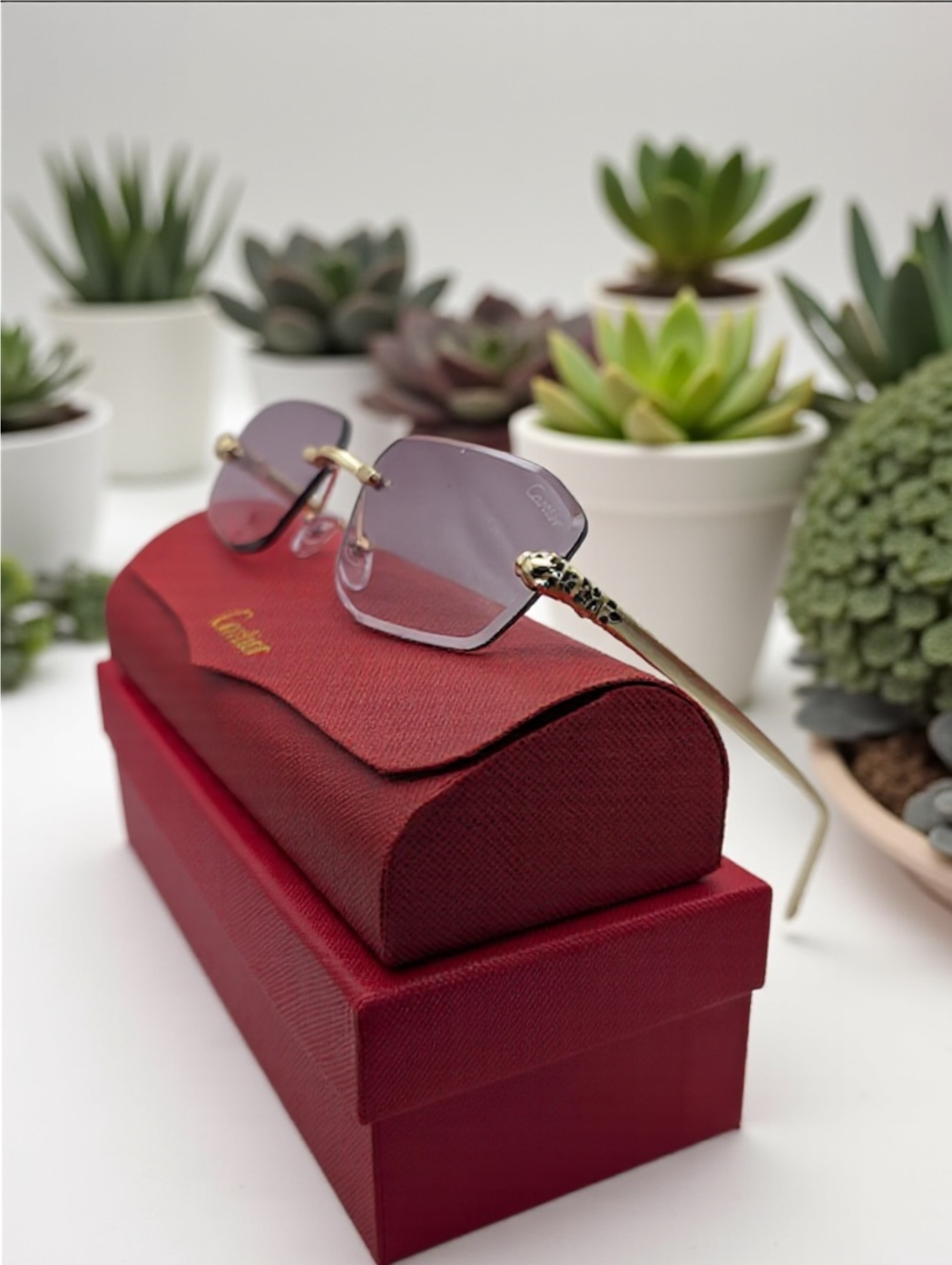 Cartier Panther Designed Sunglasses (First Copy) 16002