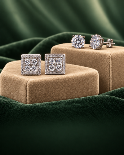 Moissanite earrings