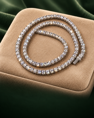 Moissanite necklaces and chains