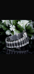 Stainless Steel 41mm 26 carat Moissanite Watch