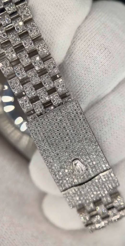 Rolex Stainless Steel 41mm 26 Carat Fully Automatic Moissanite Watch Secondary image
