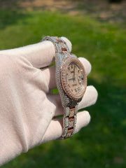 Datejust Custom Made  26 Carat Automatic Moissanite Watch
