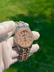 AP Stainless Steel 41mm Automatic Moissanite Watch