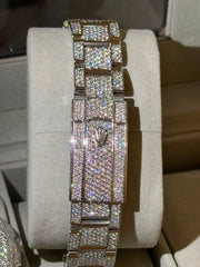 Datejust Custom Made  26 Carat Automatic Moissanite Watch