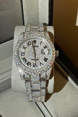 Datejust Custom Made  26 Carat Automatic Moissanite Watch