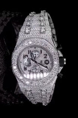 AP Fully  Stainless Steel 41mm Moissanite Watch
